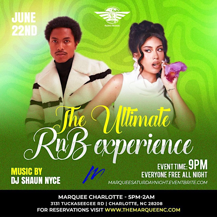 Social Saturdays with DJ Shaun Nyce @ The Marquee – Charlotte, NC